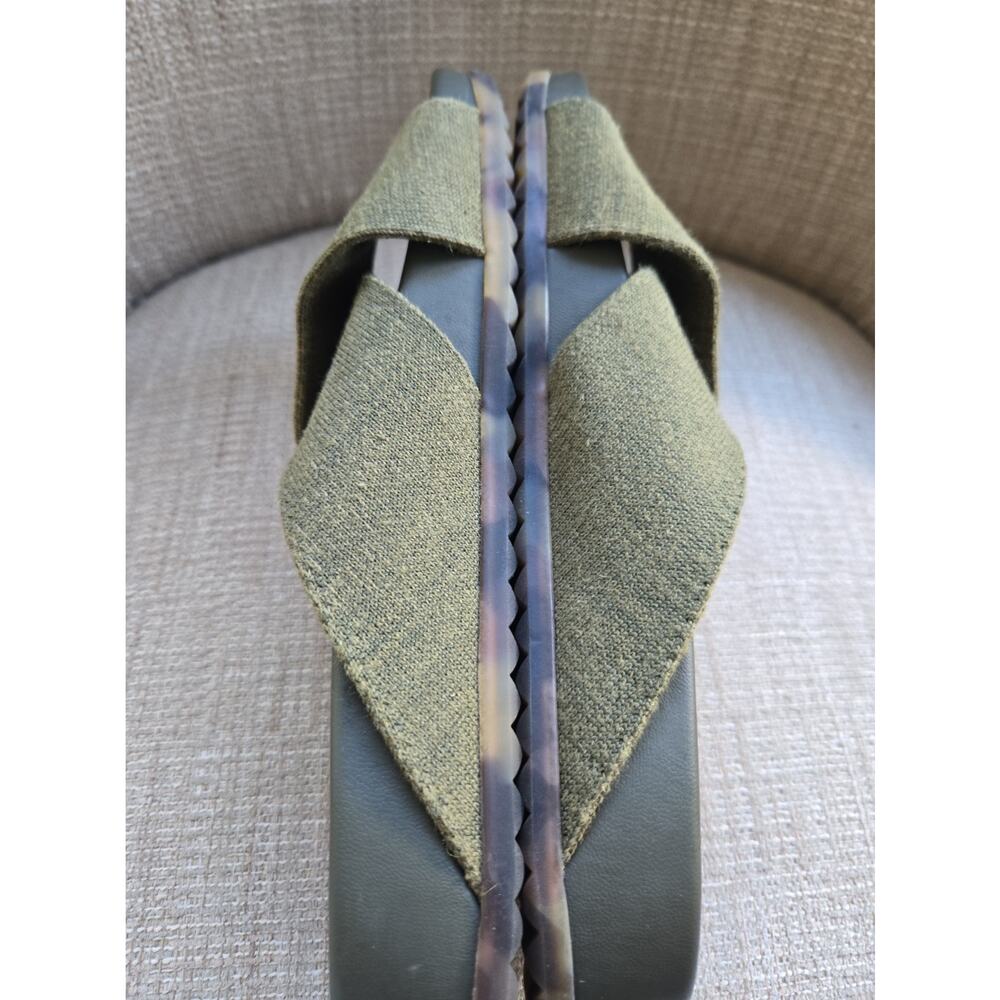 Size 7 Green Rothy Weekend Slides RARE - Picture 5 of 7